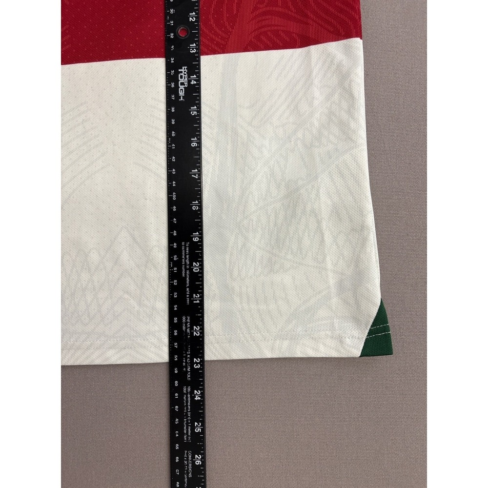 Portugal Ronaldo 7 Youth Soccer Jersey White Red Green Kids Size 24 Away Kit - Picture 4 of 8